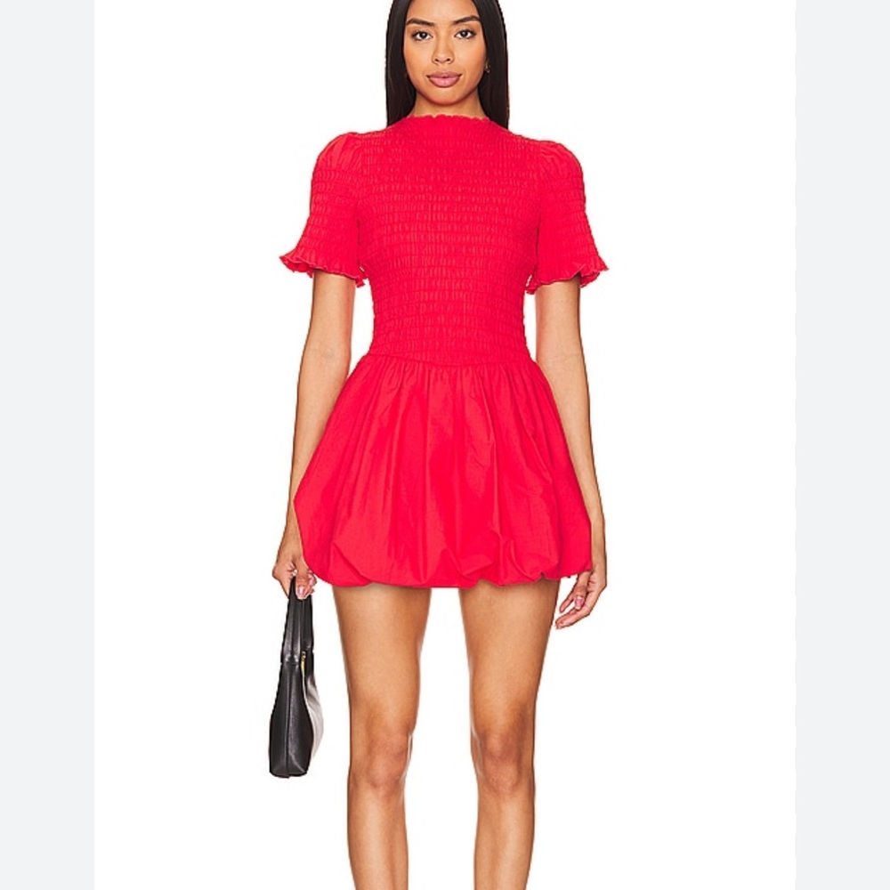Apres Studio Bubble Dress in Red